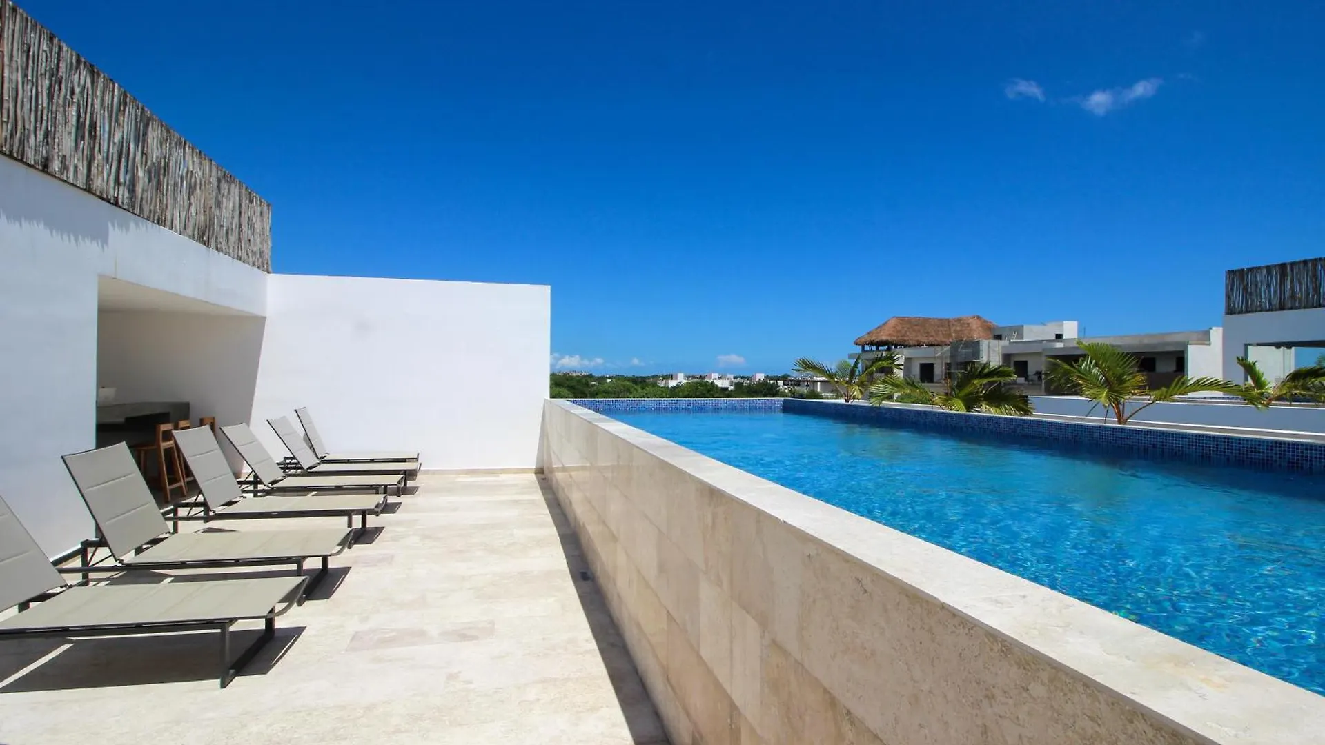 Zama Condo With Rooftop Pool, Gym, Coworking, Cinema Tulum Apartamento